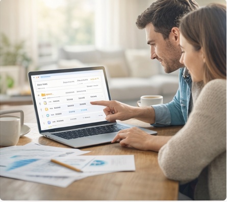 Tarife gemeinsam vergleichen und auswählen